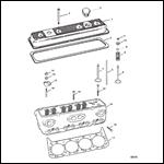 CYLINDER HEAD AND ROCKER COVER