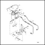 VAPOR SEPARATOR TANK AND FUEL LINES