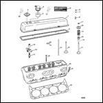 CYLINDER HEAD AND ROCKER COVER (0D456489 thru 0F615827)