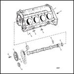 CYLINDER BLOCK AND CAMSHAFT