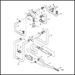 THERMOSTAT HOUSING (STANDARD COOLING) SERIAL #F350275 AND UP