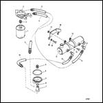 OIL FILTER AND ADAPTOR SERIAL #F160274 AND BELOW