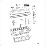 CYLINDER HEAD AND ROCKER COVER