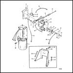 HYDRAULIC PUMP AND BRACKET (OILDYNE PUMP METAL RESERVOIR)