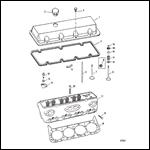 CYLINDER HEAD AND ROCKER COVER