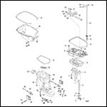 DRIVESHAFT HOUSING/EXHAUST PLATE