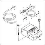 FUEL TANK AND LINE ASSEMBLY (6.6 GALLON)