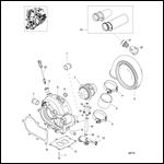 Turbocharger Turbine Assembly-1550